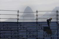 Preparation of the Stadium for the FIFA Beachsoccer World Cup