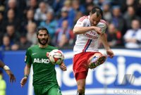 Fussball, 1. Bundesliga  Saison 2014/2015: Hamburger SV - FC Augsburg