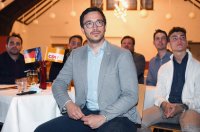 Politik, Bundestagswahl 2021 Wahlparty CDU: Staatsministerin Annette Widmann - Mauz