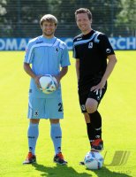 2. Fussball Bundesliga: Daniel Halfar, Benjamin Lauth (v. li., 1860 Muenchen)