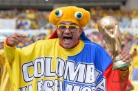 FUSSBALL WM 2014, Achtelfinale: Kolumbien - Uruguay