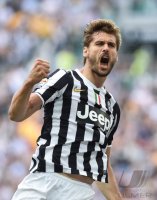 FUSSBALL SERIE A 13/14: JUBEL Fernando Llorente (Juventus Turin)