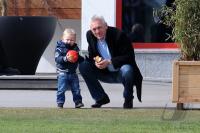 Fussball 1. Bundesliga : Training beim FC Bayern Muenchen