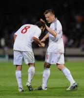 FUSSBALL  International CHL 09/10:  JUBEL OLIC (FC Bayern  Muenchen)