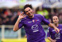 FUSSBALL SERIE A:  Jubel Luca Toni (AC Florenz)
