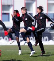 Fussball 1. Bundesliga : Training beim FC Bayern Muenchen