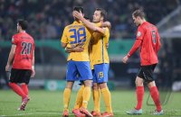 Fussball DFB Pokal 2. Runde 15/16: SSV Reutlingen - Eintracht Braunschweig