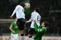 Fussball, 1. Bundesliga  Saison 2014/2015: SV Werder Bremen - Hannover 96