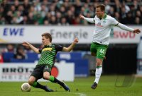Fussball, 1. Bundesliga  Saison 2013/2014: SV Werder Bremen - Borussia Moenchengladbach