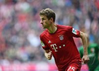 Fussball 1. Bundesliga Saison 14/15: Thomas Mueller (FC Bayern Muenchen)