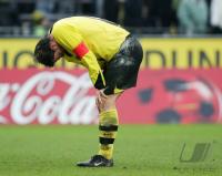 Fussball 1. Bundesliga: Borussia Dortmund - Werder Bremen, enttaeuscht.