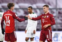 Fussball 1. Bundesliga Saison 21/22: FC Bayern Muenchen - Borussia Moenchengladbach