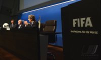 Fussball  International: FIFA Praesident Joseph S. Blatter (Schweiz)