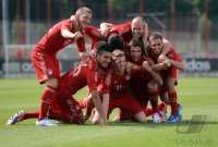 Fussball 1. Bundesliga 2012/2013:  Fototermin beim  FC Bayern Muenchen