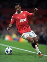 Fussball CHL  Saison 2010/2011:  Nani  (Manchester United FC)
