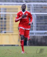 Fussball 3. Bundesliga:  JUBEL nach dem Tor zum 2:1 , Sene Saer  (FC Bayern II)