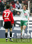 Fussball 1. Bundesliga: Hannover - Bremen, Jubel Bremen