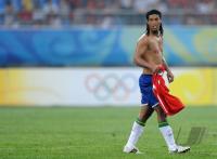 FUSSBALL  Olympia 2008   Vorrunde  Maenner   Brasilien - Belgien