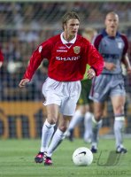 Fussball Champions League Finale 1999: David Beckham (Manchester United FC)
