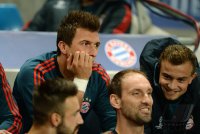 Fussball CHL  Saison 2013/2014: Mario Mandzukic (FC Bayern Muenchen)