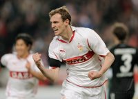 Fussball 1. Bundesliga : JUBEL Georg Niedermeier (VfB Stuttgart)