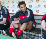 Fussball 1. Bundesliga: Leverkusen - Bielefeld, Kirsten auf der Bank