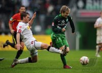Fussball: 1. Bundesliga Saison 2010/2011: Moenchengladbach - Bremen