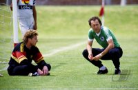 Fussball  WM 1986:  Schumacher, Beckenbauer (Deutschland)