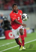 Fussball International  Testspiel:  David Alaba (Oestrreich)  am Ball