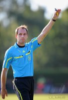 Fussball  Schiedsrichter Dominik Schaal (Tuebingen)