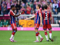 Fussball 1. Bundesliga Saison 14/15: JUBEL FC Bayern Muenchen