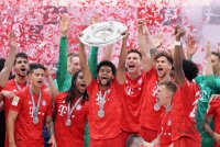 Fussball 1. Bundesliga Saison 18/19: Meister FC Bayern Muenchen