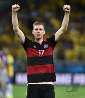 FUSSBALL WM 2014, HALBFINALE: Brasilien - Deutschland