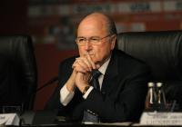FUSSBALL WM 2010   Abschluss PK FIFA  Praesident BLATTER
