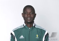 FUSSBALL WM 2014 Fototermin FIFA WM Schiedsrichter: Bakary Papa Gassama (Gambia)