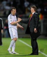 FUSSBALL  International CHL 2009/2010:  OLIC und Van GALL (FC Bayern  Muenchen)
