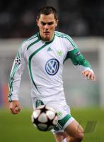 FUSSBALL CHAMPIONS LEAGUE: Wolfsburg, SCHAEFER Einzelaktion