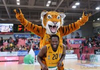 Basketball 1. Bundesliga 14/15 Hauptrunde:  Walter Tigers Tuebingen - Eisbaeren Bremerhaven