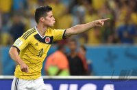 FUSSBALL WM 2014, Achtelfinale: Kolumbien - Uruguay