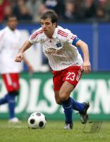 Fussball 1. Bundesliga: Hamburger SV, VAN DER VAART Einzelaktion