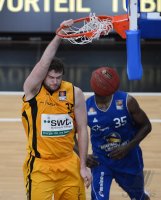 Basketball 1. Bundesliga 2012/2013:  Walter Tigers Tuebingen - Fraport Skyliners Frankfurt