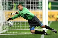 Fussball International  U 21 Laenderspiel:  Torwart Tino Divkovic (Bosnien und Herzegowina)