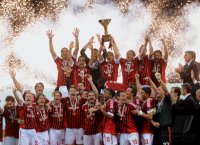 FUSSBALL SERIE A:  Meister 2011  AC Mailand: JUBEL