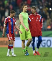 Fussball DFB Pokal Halbfinale 14/15: FC Bayern Muenchen - Borussia Dortmund