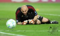 FUSSBALL INTERNATIONAL  CHL Viertelfinale 11/12: Torwart Christian Abbiati (AC Mailand)
