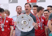 Fussball 1. Bundesliga Saison 17/18: Meister FC Bayern Muenchen