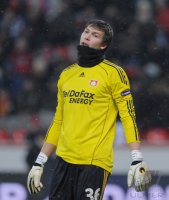 Fussball: Europa League, Saison 2010/2011: Torwart Fabian Giefer  (Leverkusen)