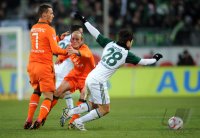 Fussball: 1. Bundesliga Saison 2010/2011: VfL Wolfsburg - Werder Bremen
