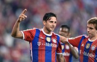 FUSSBALL 1. Bundesliga 14/15 Testspiel: JUBEL Claudio Pizarro (FC Bayern Muenchen)