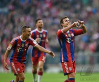 Fussball 1. Bundesliga Saison 14/15: FC Bayern Muenchen - TSG 1899 Hoffenheim